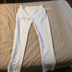 White Michael Kors stretch pants size small
